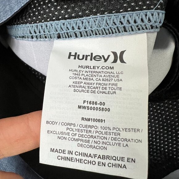 NEW Hurley Men's Dri-FIT Porter 21" Walk Shorts Blue Stripe Sz 28 - Picture 11 of 12